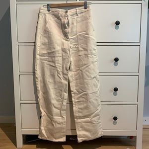 Cream Wilfred Straight Leg Pants